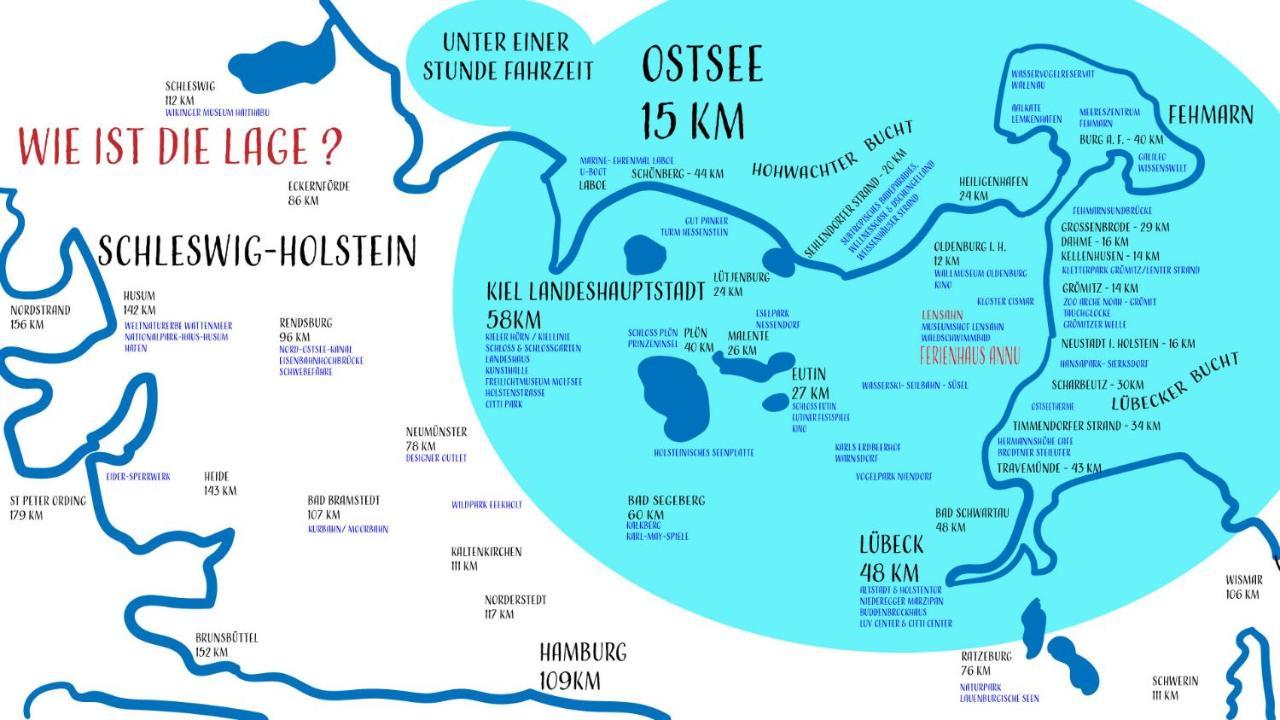 Ferienhaus Annu Lensahn Zewnętrze zdjęcie